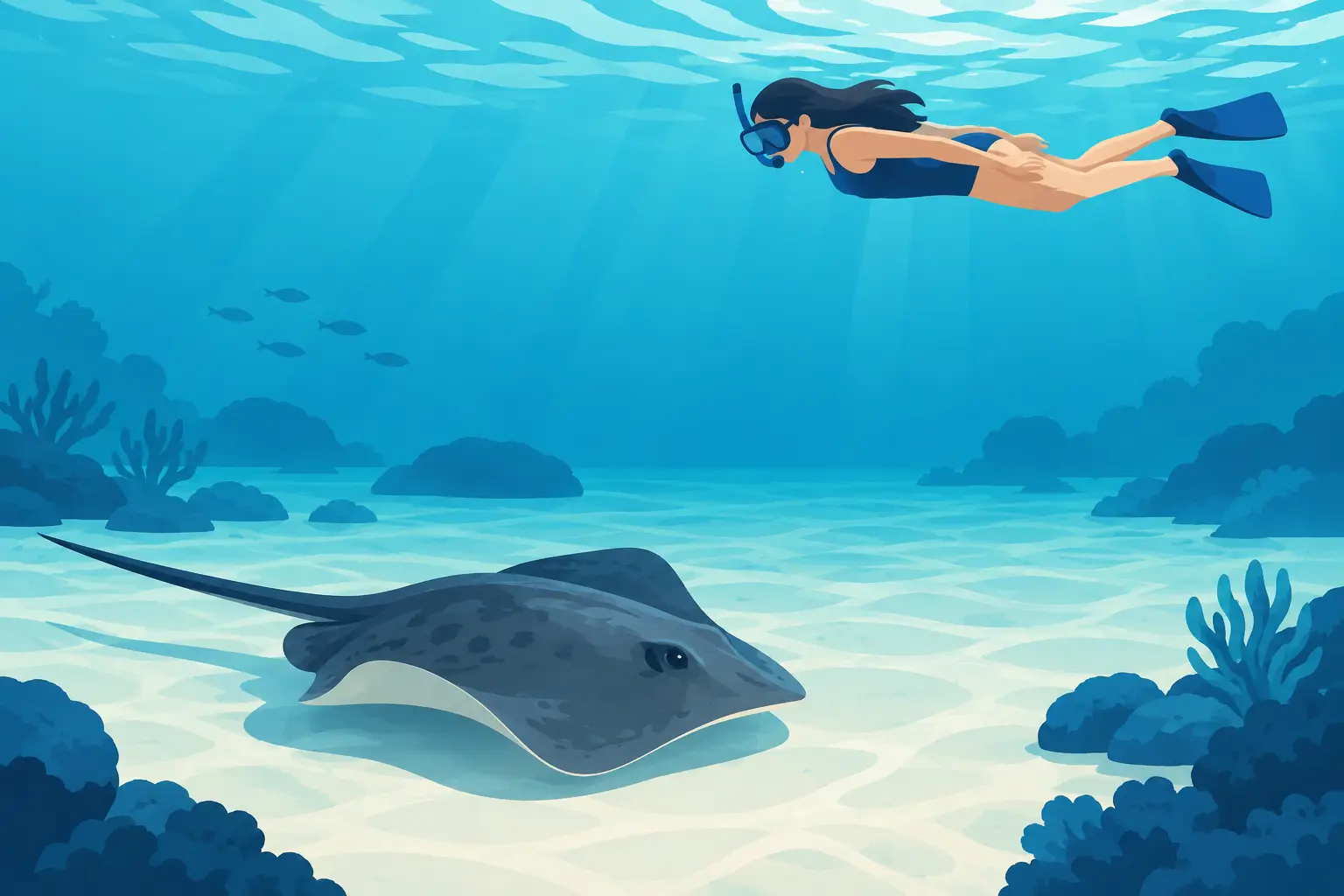 Do Stingrays Bite Swimmers? What to Know